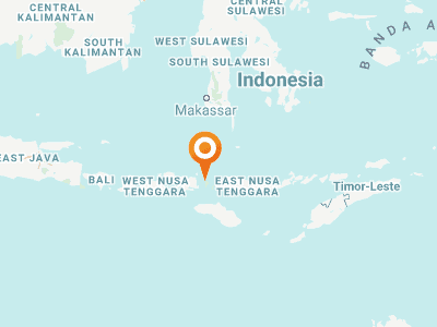 Gr map komodo island