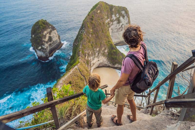 Img Father And Son Bali Nusa Penida Island