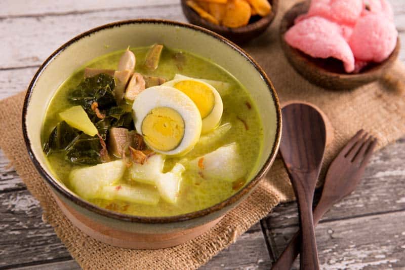 Img Lontong Sayur Rice Cake With Soup