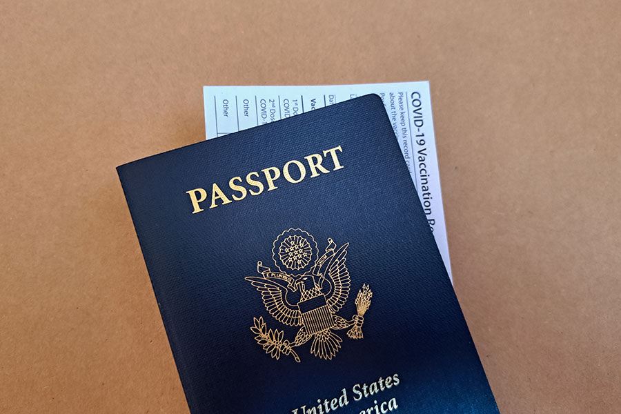 Passport vaccination card