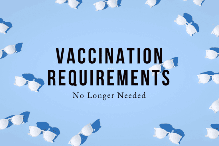 Vaccination Requirements No Longer Needed