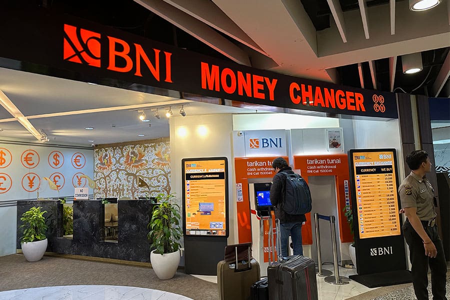 Money Changer in Bali Airport